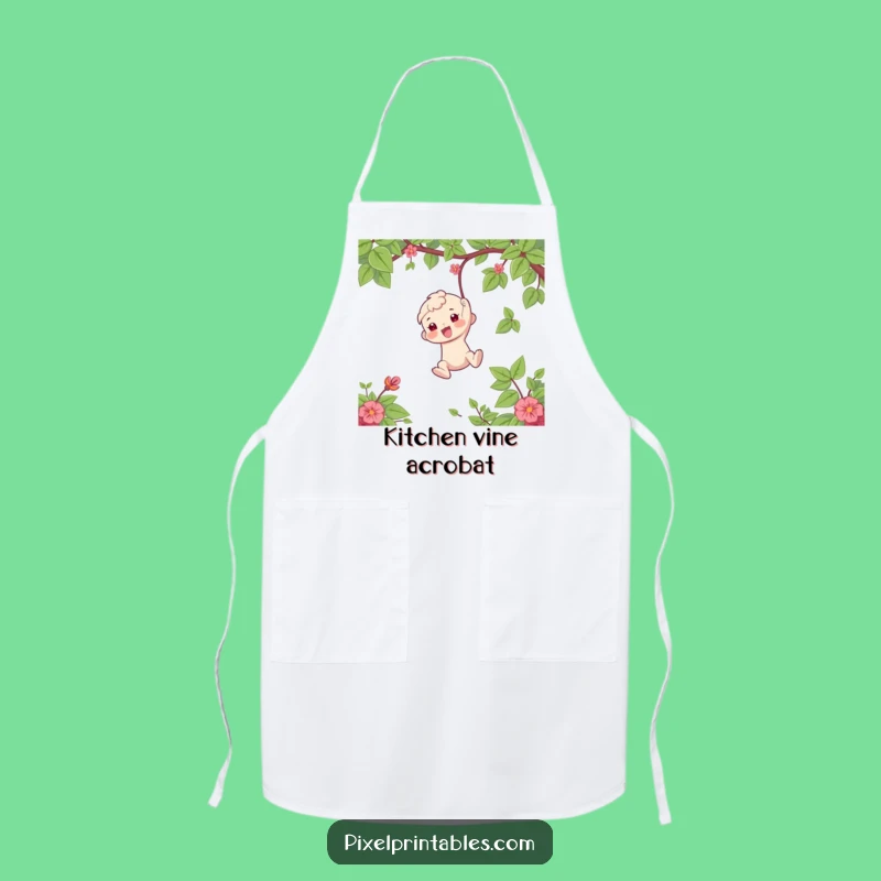 Funny Vine Swinger Apron: Cook Up Some Playful Fun!
