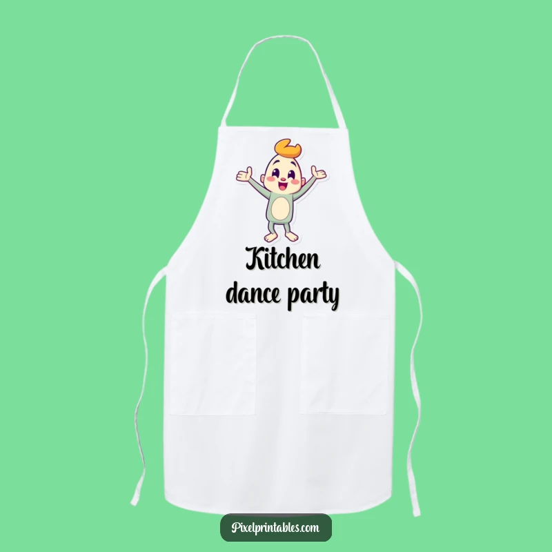Funny Goofy Dancer Apron: Dance Your Way Through Cooking!