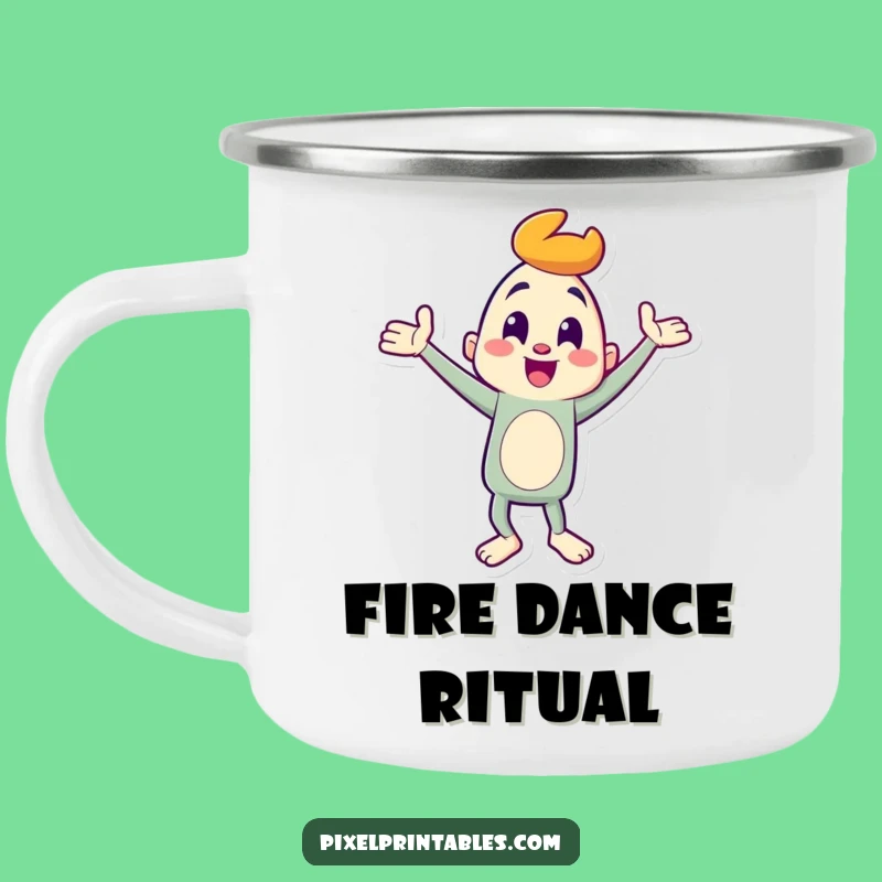 Funny Goofy Dancer Camping Mug: Dance Around the Campfire!