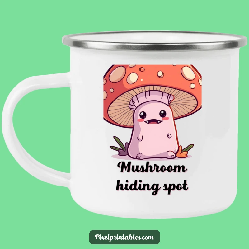 Funny Kawaii Monster Camping Mug: Cutesy Campfire Companion!