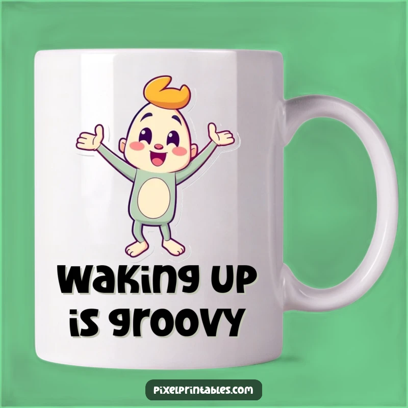 Funny Goofy Dancer Mug: Hilarious Moves for Your Morning Sip!