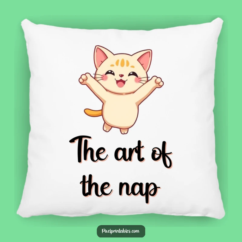 Cozy Funny Pixel Cat Pillow: Playful Feline Cushion, Perfect Gift