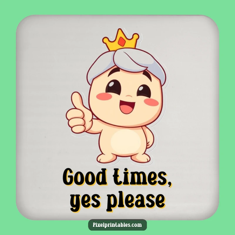 Funny Thumbs Up Coaster Set: Protect Surfaces with Positive Flair