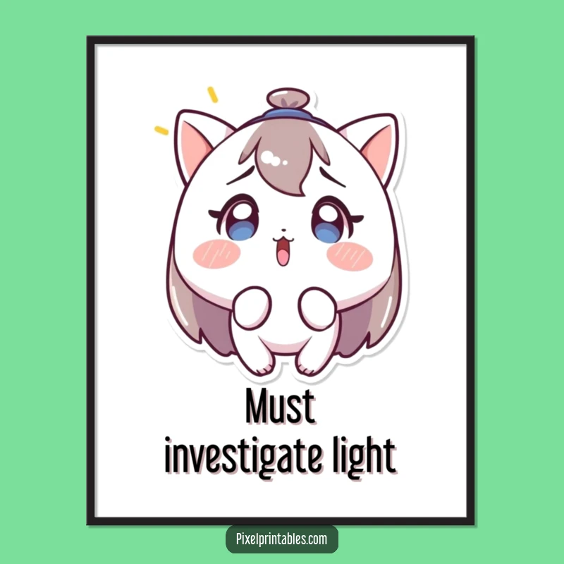 Funny Surprised Character Poster: Decorate with Bewildered Charm