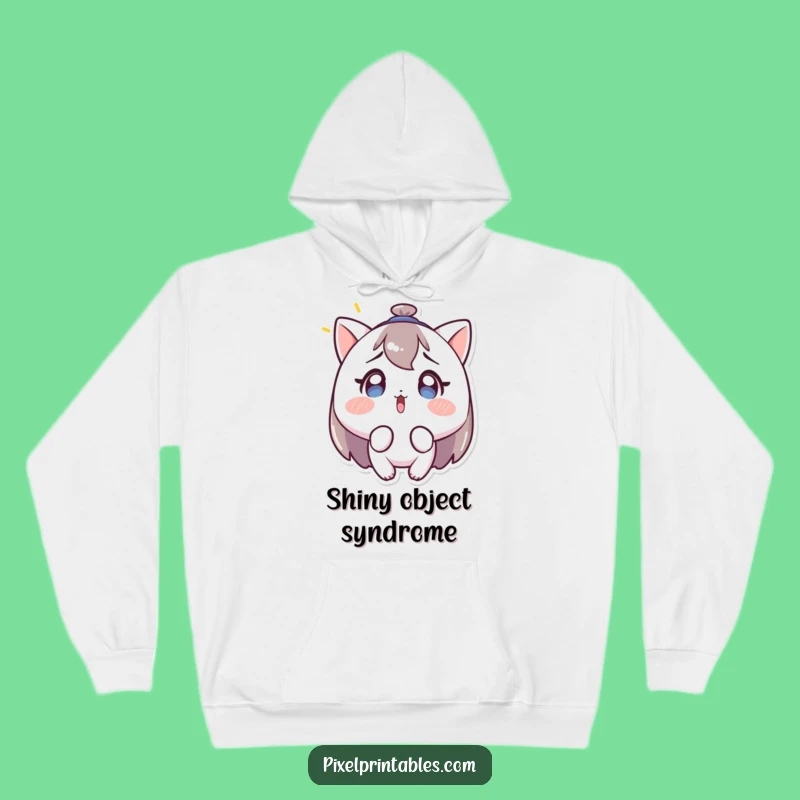 Funny Surprised Character Hoodie: Stay Cozy with a Moment of Shock