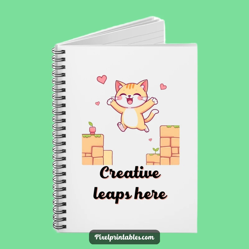 Funny Cat Platform Notebook: Plan Your Next Level, Imaginative Funny Gift