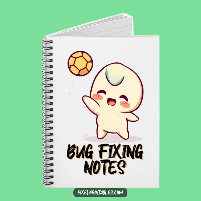 Funny Pixel Notebook: Jot down ideas with a pixel character!