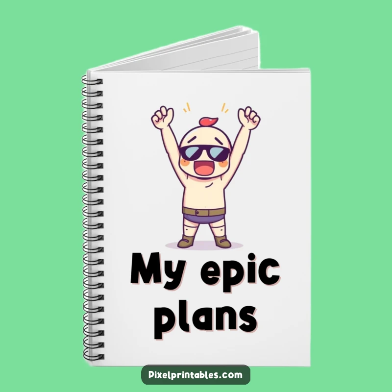 Funny Pixel Victory Notebook - Gamer Journal, Perfect Writing Gift!