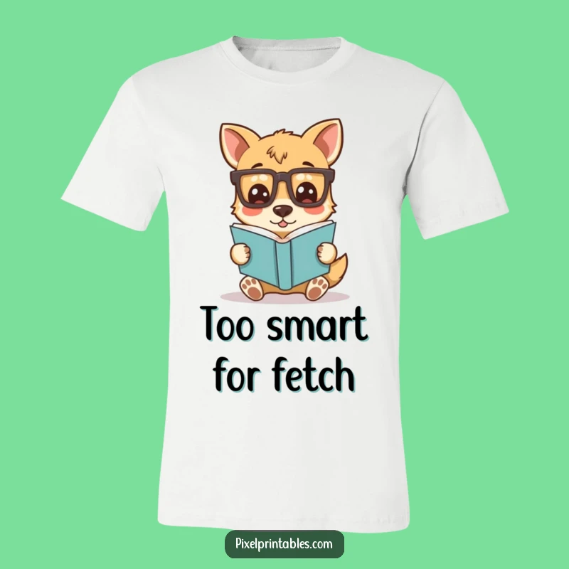 Funny Pixel Dog T-Shirt: Show Off Your Nerdy, Canine Style