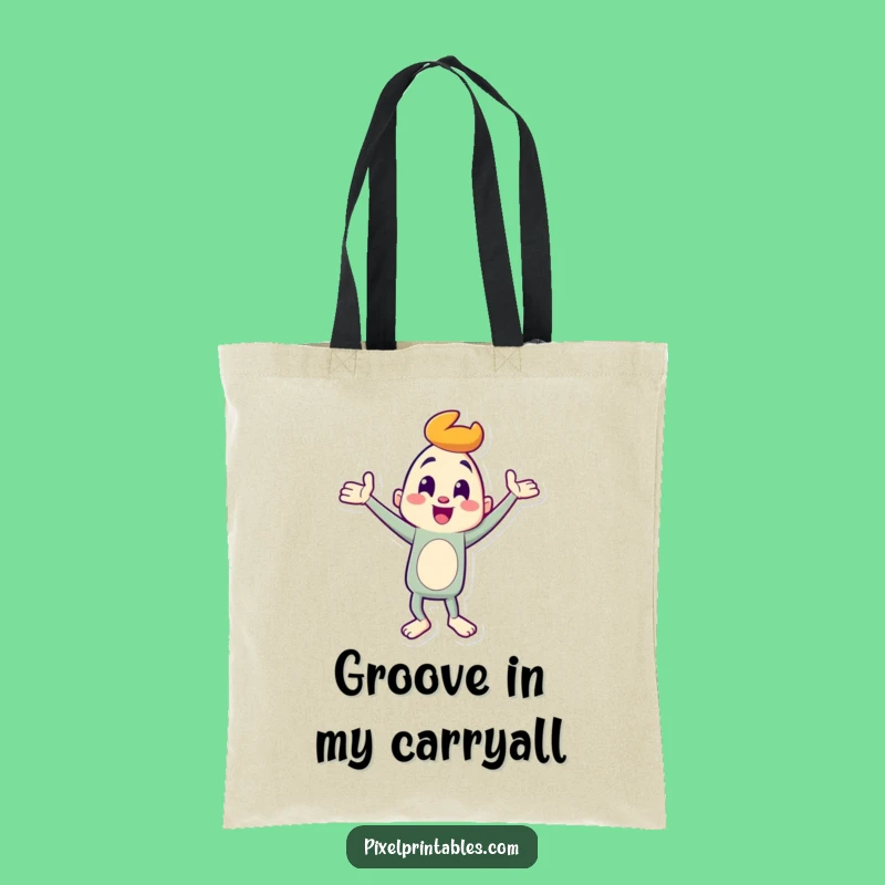 Funny Goofy Dancer Tote Bag: Carry Your Fun Everywhere!